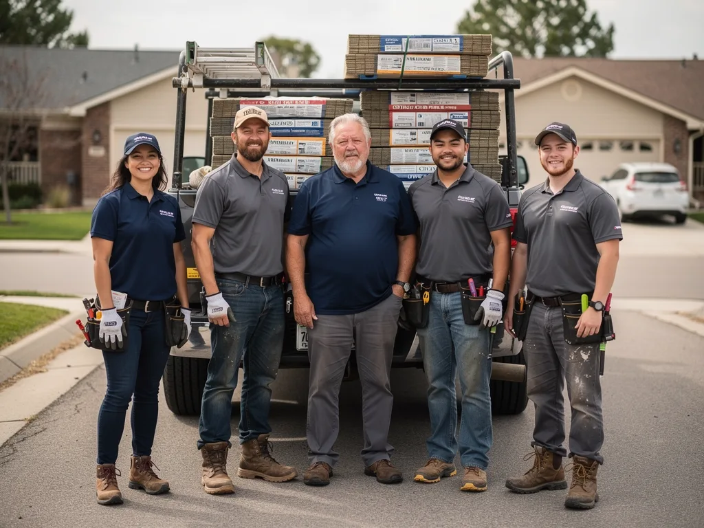 Aurora Flat Roofing team